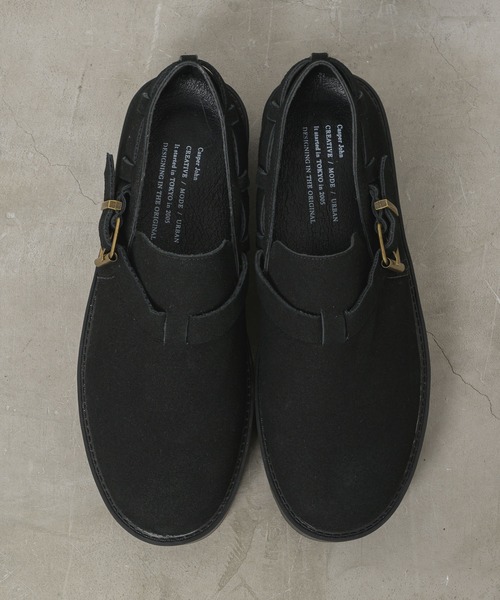 CASPER JOHN（キャスパージョン）の「Leather strap sabo/レザーストラップサボ（その他シューズ・メンズ・ブラウン/ブラック・SMALL/MEDIUM/LARGE）」の4枚目の写真