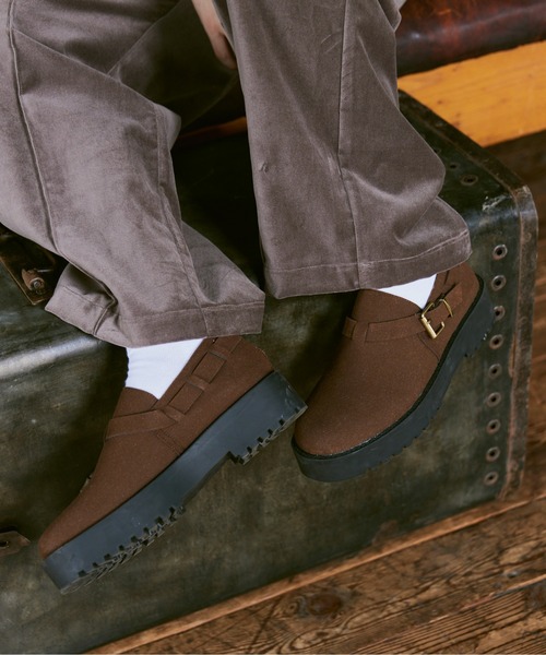 CASPER JOHN（キャスパージョン）の「Leather strap sabo/レザーストラップサボ（その他シューズ・メンズ・ブラウン/ブラック・SMALL/MEDIUM/LARGE）」の7枚目の写真