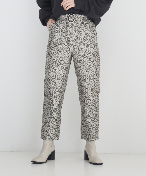 Sister Jane（シスタージェーン）の「【SISTER JANE/シスター ジェーン】Tempo Leopard Jacquard Trous（その他パンツ・レディース・ブラウン・X-SMALL/SMALL）」の18枚目の写真