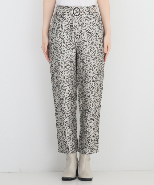 Sister Jane（シスタージェーン）の「【SISTER JANE/シスター ジェーン】Tempo Leopard Jacquard Trous（その他パンツ・レディース・ブラウン・X-SMALL/SMALL）」の21枚目の写真
