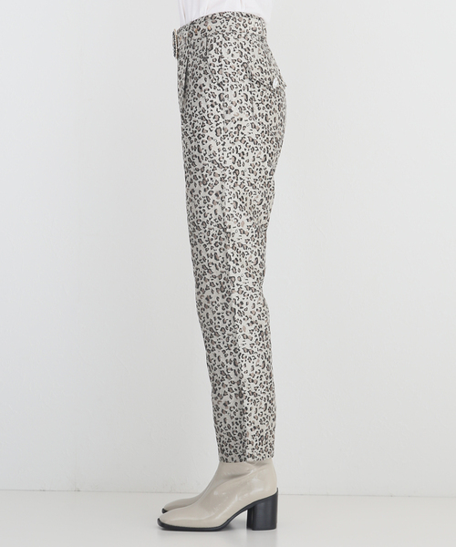 Sister Jane（シスタージェーン）の「【SISTER JANE/シスター ジェーン】Tempo Leopard Jacquard Trous（その他パンツ・レディース・ブラウン・X-SMALL/SMALL）」の2枚目の写真