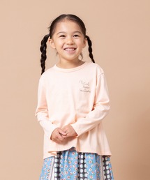 trois lapins kp | TC天竺バック切替え長袖Tシャツ(100～130)(Tシャツ/カットソー)
