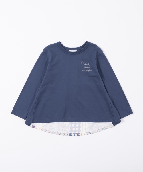 trois lapins kp(トロワラパンケーピー)の「TC天竺バック切替え長袖Tシャツ(100~130)(Tシャツ/カットソー・キッズ・ライトピンク/ブルー系その他・110cm/130cm/120cm/100cm)」の20枚目の写真