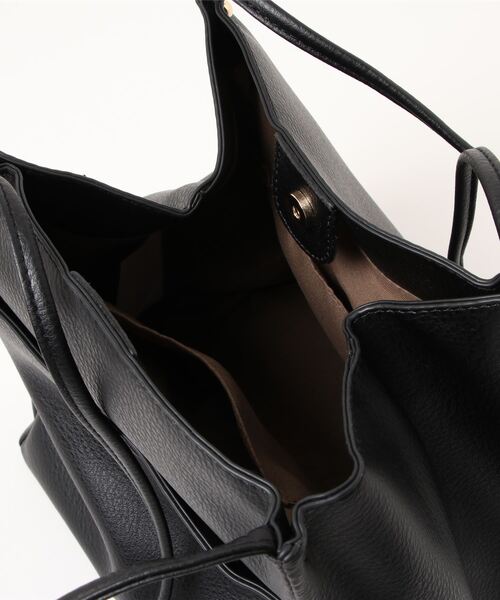 e-zakkamania stores(イーザッカマニアストアーズ)の「ダブルフェイス キューブ トートバッグ(トートバッグ・レディース・アイボリー/スモークピンク/ブラウン/ブラック・-)」の20枚目の写真