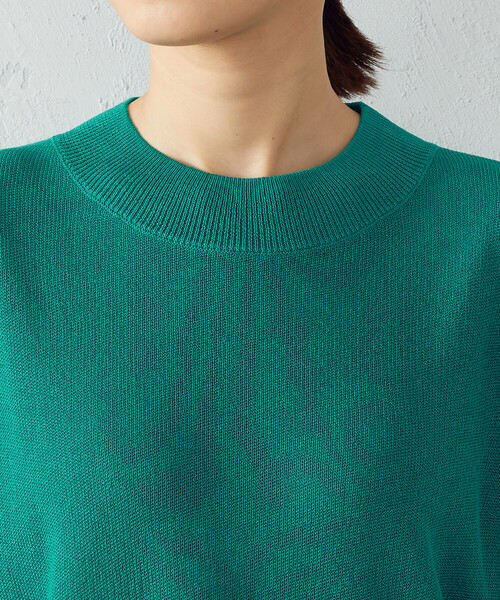 Comme　Ca　Mature（コムサマチュア）の「＜ウォッシャブル＞チューリップ袖　ニットＴシャツ（ニット/セーター・レディース・ターコイズブルー/マスタード/エメラルド・FREE）」の11枚目の写真