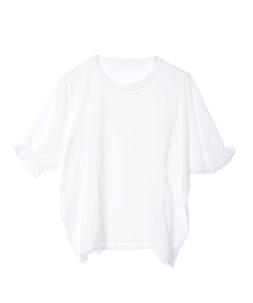 fifth（フィフス）の「異素材切り替えカットソー（Tシャツ/カットソー・レディース・ホワイト/ブラック/ブルー・M）」の21枚目の写真