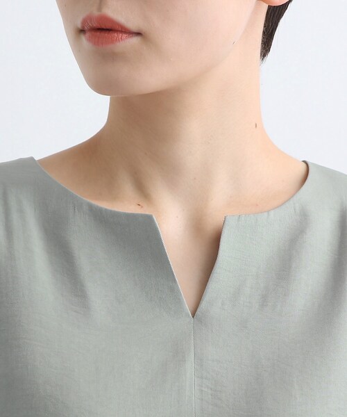 【洗える】袖ボリュームブラウス