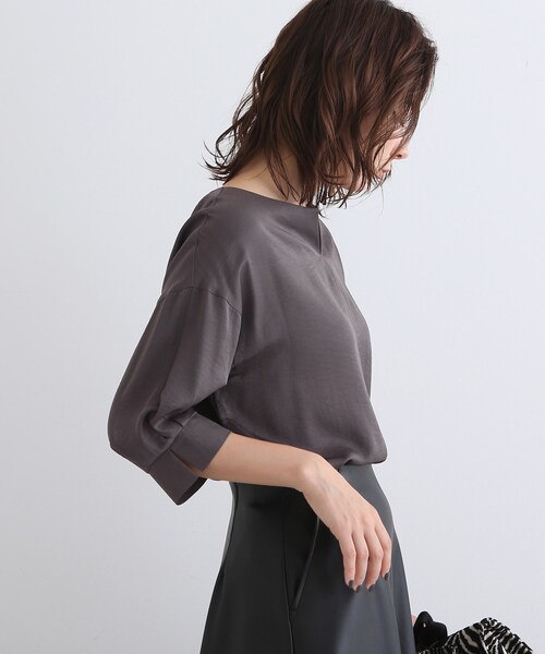 【洗える】袖ボリュームブラウス