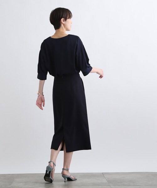 INDIVI（インディヴィ）の「◆【洗える】袖ボリュームブラウス（シャツ/ブラウス・レディース・ライトグリーン/ライトベージュ/ブラウン系その他/ネイビー・05/13/15 /19/38）」の19枚目の写真