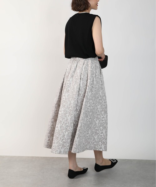 PICCIN(ピッチン)の「ネックパールノースリーブニット(ニット/セーター・レディース・ブラック/オフホワイト/モカ・M)」の22枚目の写真