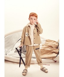 wynken キッズコート Wynken（ウィンケン）の「Wynken / ワンポイント コーデュロイ