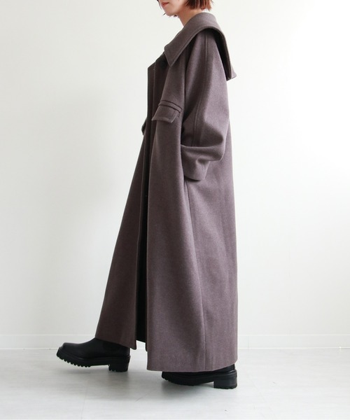 notch.（ノッチ）の「ビッグカラーコート（ステンカラーコート）」 - WEAR