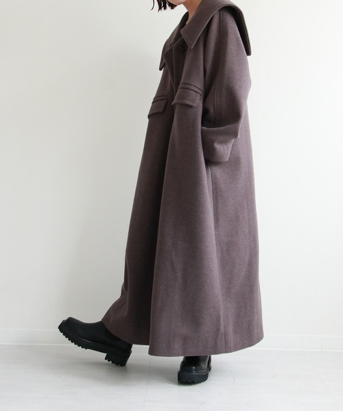 notch.（ノッチ）の「ビッグカラーコート（ステンカラーコート）」 - WEAR