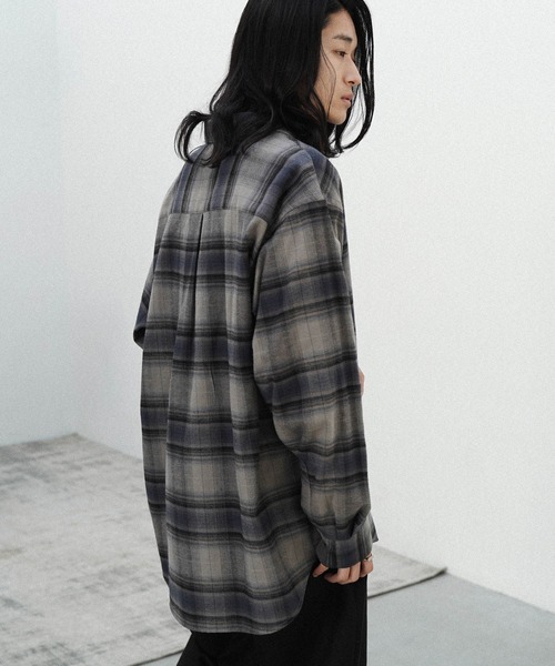 セール】SUPER SOFT KAPOK CHECK SHIRT（シャツ/ブラウス）｜WYM