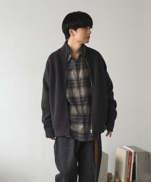 WYM LIDNM（ウィム バイ リドム）の「SUPER SOFT KAPOK CHECK SHIRT（シャツ/ブラウス・メンズ・チャコール/ブラウン/アッシュブラウン/グレー系・S/M/L）」の21枚目の写真