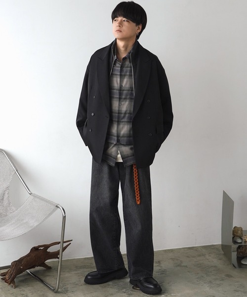 WYM LIDNM（ウィム バイ リドム）の「SUPER SOFT KAPOK CHECK SHIRT