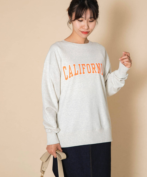 Champion(チャンピオン)の「『佐田真由美さん着用』『別注』Champion ロゴプリントスウェット(スウェット・レディース・ネイビー/オートミール/ベージュ/ホワイト・MEDIUM/SMALL)」の11枚目の写真