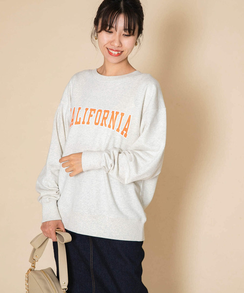 Champion(チャンピオン)の「『佐田真由美さん着用』『別注』Champion ロゴプリントスウェット(スウェット・レディース・ネイビー/オートミール/ベージュ/ホワイト・MEDIUM/SMALL)」の14枚目の写真
