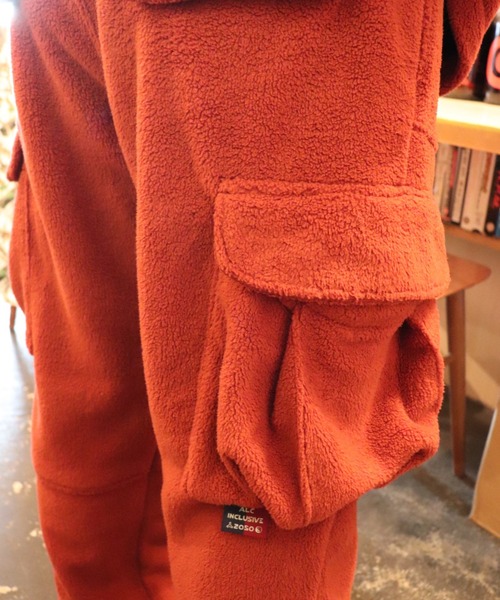 AlexanderLeeChang(アレキサンダーリーチャン)の「AlexanderLeeChang/アレキサンダーリーチャン BLC FLEECE ARMY CARGO PANTS BC042201(カーゴパンツ・メンズ・ブラック/ブラウン/マスタード・MEDIUM/LARGE/X-LARGE)」の9枚目の写真