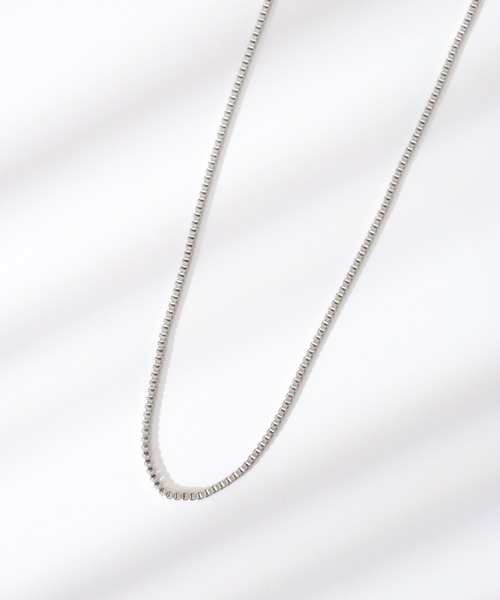 LION HEART(ライオンハート)の「LH-1 slendery チェーンネックレス(ネックレス・メンズ・シルバー系/シルバー系1/シルバー系2/ブラック系/シルバー系3/シルバー系4/シルバー系5/シルバー系6・55cm/65cm)」の1枚目の写真