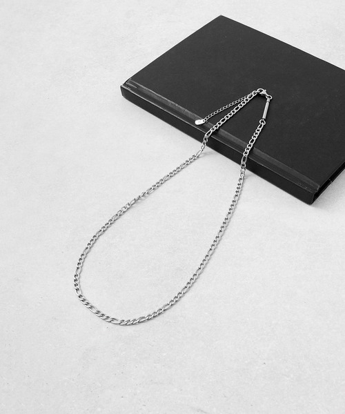 LION HEART(ライオンハート)の「LH-1 slendery チェーンネックレス(ネックレス・メンズ・シルバー系/シルバー系1/シルバー系2/ブラック系/シルバー系3/シルバー系4/シルバー系5/シルバー系6・55cm/65cm)」の4枚目の写真