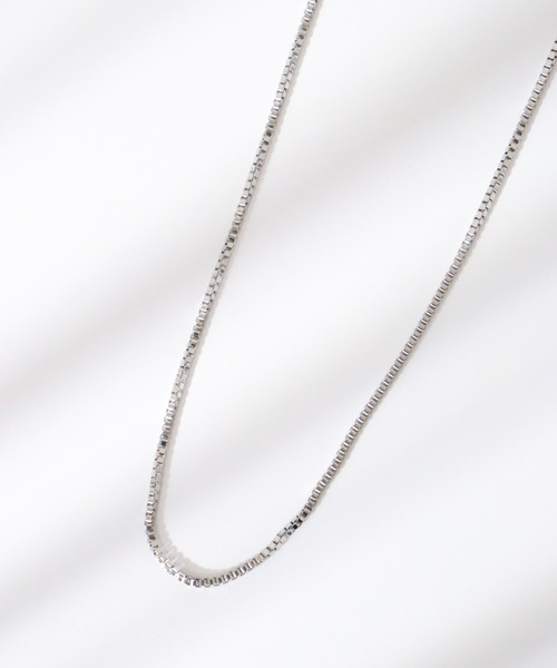 LION HEART(ライオンハート)の「LH-1 slendery チェーンネックレス(ネックレス・メンズ・シルバー系/シルバー系1/シルバー系2/ブラック系/シルバー系3/シルバー系4/シルバー系5/シルバー系6・55cm/65cm)」の7枚目の写真