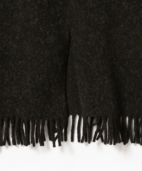 BEAMS BOY（ビームスボーイ）の「BEAMS BOY / フリンジ スカート 22FW（スカート・レディース・チャコールグレー/ライトブルー・FREE）」の19枚目の写真