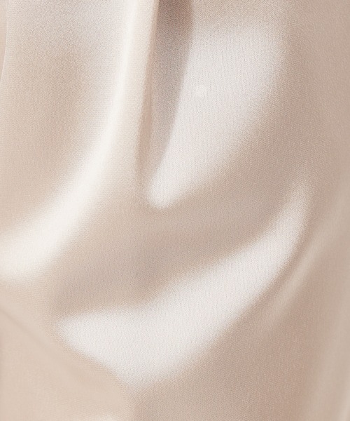 qualite（カリテ）の「アセテートサテンドロストパンツ（その他パンツ・レディース・ブラック/ピンクベージュ・40/38/36/34）」の15枚目の写真