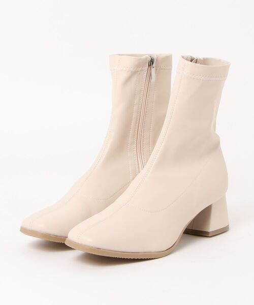 RETRO GIRL（レトロガール）の「ストレッチショートブーツ（ブーツ・レディース・ナチュラル/ブラック/スモークピンク/ライトブラウン・MEDIUM/LARGE）」の19枚目の写真