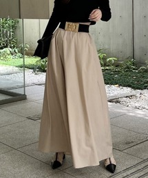 【丈が選べる】ベルト付ワイドスカート