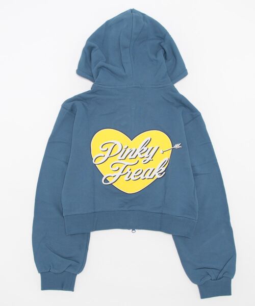 ARCHIVER（アーカイバ）の「【Bz】ハートモチーフ発泡プリント裏毛