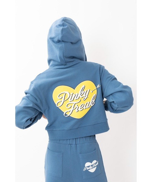 ARAKI ハートモチーフ ジップアップパーカー 24aw 値下げ⭕️ ARAKI ハートモチーフ ジップアップパーカー 24aw