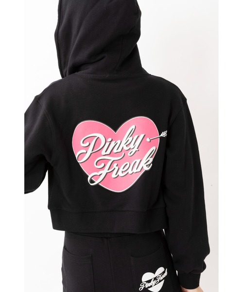 ARCHIVER（アーカイバ）の「【Bz】ハートモチーフ発泡プリント裏毛