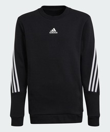 adidas（アディダス）の「フューチャーアイコン スリーストライプス クルーネック スウェット / トレーナー / アディダス（キッズ/子供用）（スウェット・キッズ）」