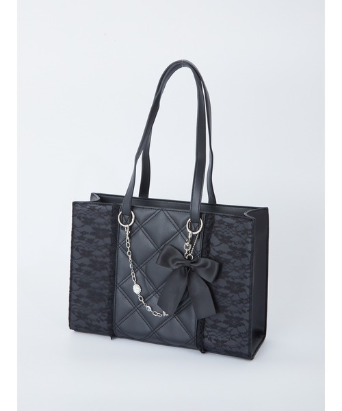 Ank Rouge（アンクルージュ）の「レースキルティングA4 BAG