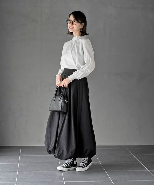 ネル起毛前後2WAYフリルブラウス（シャツ/ブラウス）｜rps（アール