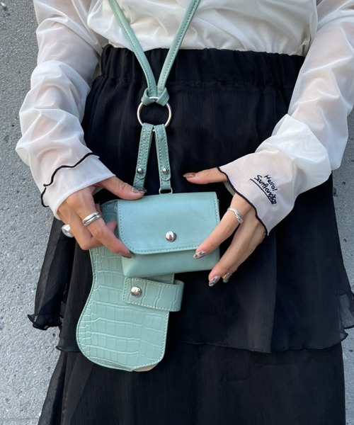 CIAOPANIC(チャオパニック)の「マルチショルダーバッグ(ショルダーバッグ・レディース・ホワイト/ブラウン/ミント・FREE)」の1枚目の写真