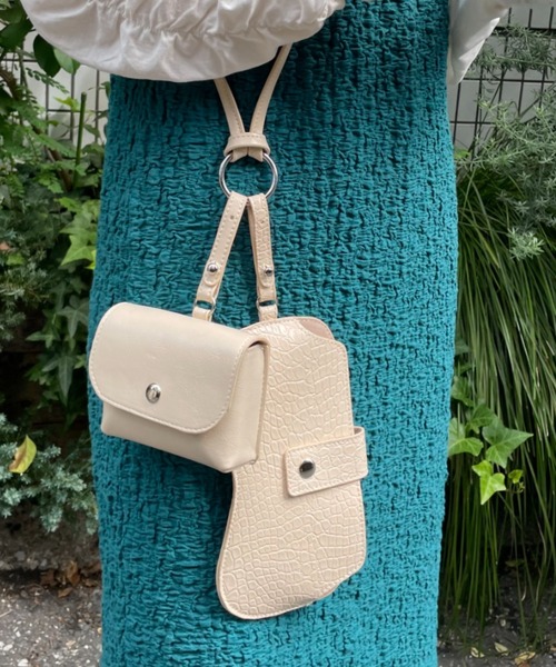 CIAOPANIC(チャオパニック)の「マルチショルダーバッグ(ショルダーバッグ・レディース・ホワイト/ブラウン/ミント・FREE)」の4枚目の写真