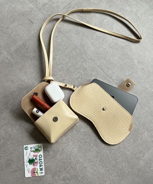 CIAOPANIC(チャオパニック)の「マルチショルダーバッグ(ショルダーバッグ・レディース・ホワイト/ブラウン/ミント・FREE)」の7枚目の写真