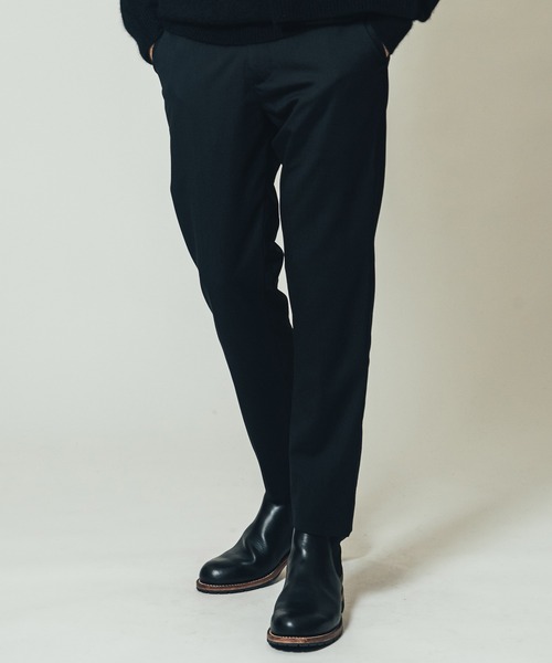 CRIMIE（クライミー）の「SMART STRAIGHT ANKLE SUIT SLACKS / スマート ストレート アンクル スーツ スラックス パンツ（スラックス・メンズ・ブラック/チャコールグレー・S/XL/XXL/M/L）」の14枚目の写真