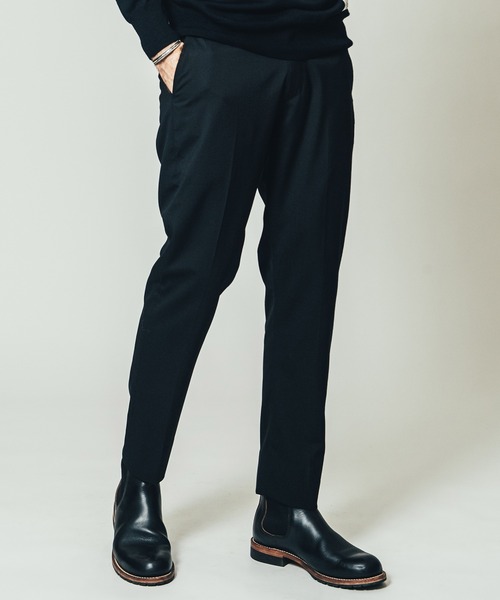 CRIMIE（クライミー）の「SMART STRAIGHT ANKLE SUIT SLACKS / スマート ストレート アンクル スーツ スラックス パンツ（スラックス・メンズ・ブラック/チャコールグレー・S/XL/XXL/M/L）」の21枚目の写真