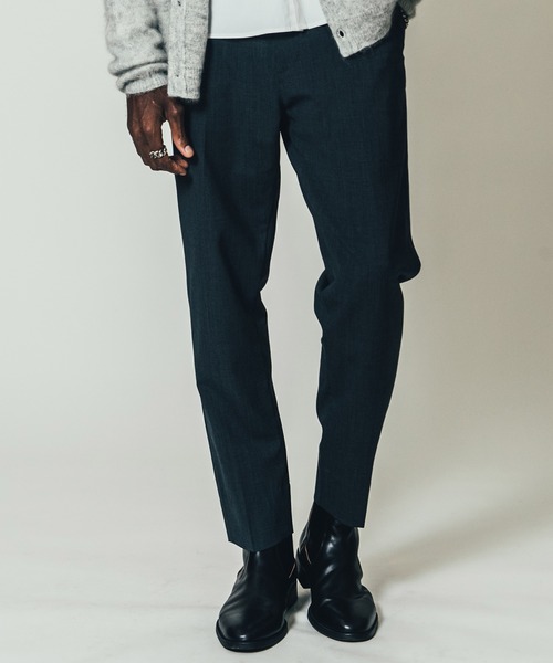 CRIMIE（クライミー）の「SMART STRAIGHT ANKLE SUIT SLACKS / スマート ストレート アンクル スーツ スラックス パンツ（スラックス・メンズ・ブラック/チャコールグレー・S/XL/XXL/M/L）」の18枚目の写真