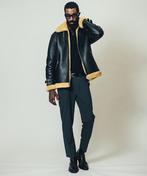 CRIMIE（クライミー）の「SMART STRAIGHT ANKLE SUIT SLACKS / スマート ストレート アンクル スーツ スラックス パンツ（スラックス・メンズ・ブラック/チャコールグレー・S/XL/XXL/M/L）」の20枚目の写真