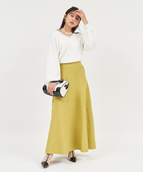 ROYAL PARTY(ロイヤルパーティー)の「シャギーニットトップス(ニット/セーター・レディース・ブラウン/ピンク/オフホワイト/ブラック・FREE)」の20枚目の写真