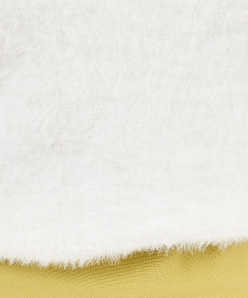 ROYAL PARTY(ロイヤルパーティー)の「シャギーニットトップス(ニット/セーター・レディース・ブラウン/ピンク/オフホワイト/ブラック・FREE)」の5枚目の写真