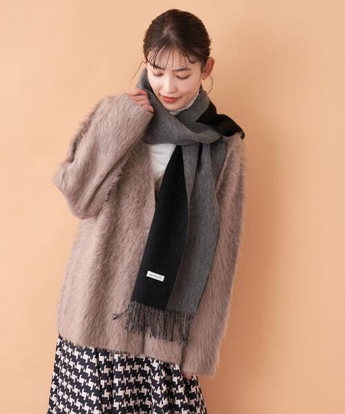 en recre（アンレクレ）の「カラーマフラー（マフラー・レディース・オフホワイト/LT.PINK/レモンイエロー/グレー/ブラック・FREE）」の14枚目の写真