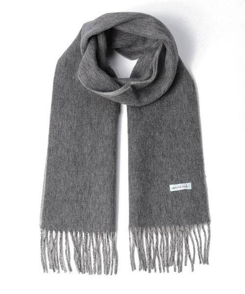 en recre（アンレクレ）の「カラーマフラー（マフラー・レディース・オフホワイト/LT.PINK/レモンイエロー/グレー/ブラック・FREE）」の7枚目の写真