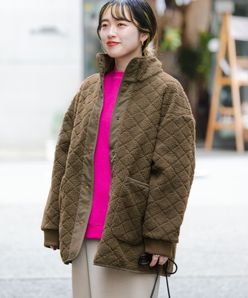 ボアキルトジャケット