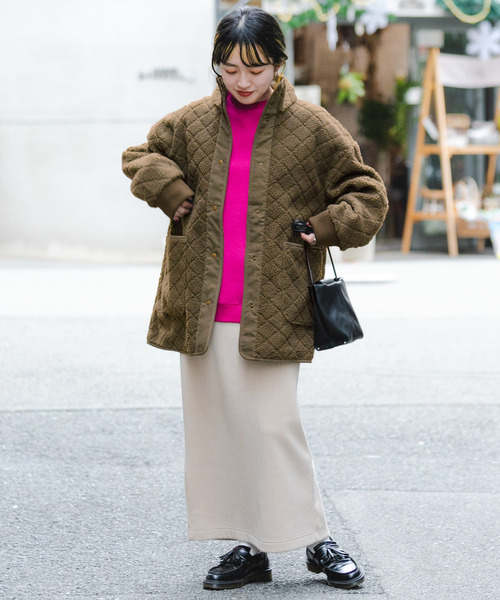 ボアキルトジャケット