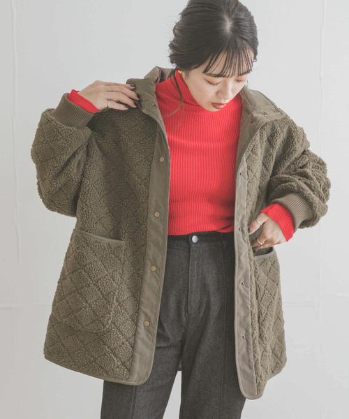 ボアキルトジャケット